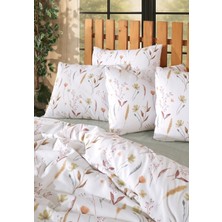 Medaillon Home Eflora Lastikli Çarşaflı Çift Kişilik Nevresim Takımı Çicek Desenli