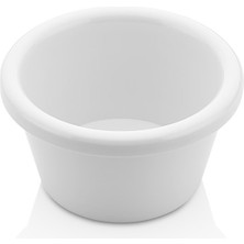 Külsan 13160.PW - Thermoset Plain 12'li Sosluk Minimal Ø 7 cm - H.4 Cm, Thermoset Melamin