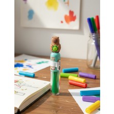 Bam Capybara Tasarımlı Renkli Keçeli Kalem