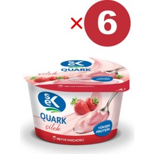Sek Quark Çilekli  Peynir 140 gr x 6 Adet