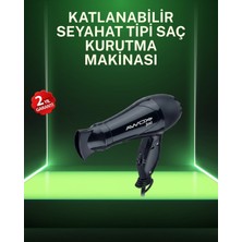 Özbience Kompakt ve Katlanabilir Saç Kurutma Makinesi, Ev ve Seyahat Için Ideal