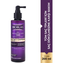 Bioblas Saç Bakım Toniği Kafein ve Biotin İçerikli 200 ml Saç Dökülmesine Karşı