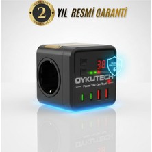 Özbience 7'li Akım Korumalı Güç Prizi, Güçlü ve Güvenilir Elektrik Koruması
