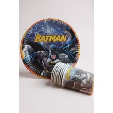 Cadde Süs Batman Tabak Bardak 8'li Set