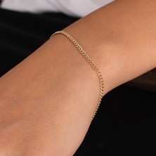 Hakan Mücevherat Spor Zincir 14 Ayar Altın Bileklik