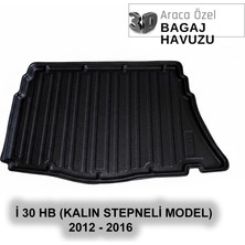 Elorcar Hyundaı I 30 Hb (Kalın Stepneli Model)  2012 - 2016 3D Bagaj Havuzu