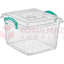 Yorulmaz Ambalaj Poly Time 5 No Kare Derin Saklama 6 Lt E624