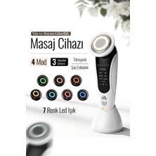 Ensiga 7'si 1 Arada Yüz ve Boyun Güzellik Cihazı - Titreşimli Şarj Edilebilir 4 Mod ve 3 Yoğunluk Seviyesi