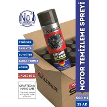 PROSAÜBER 25'li Koli Susuz Motor Temizleme Spreyi Güçlü Yağ Kir Sökücü Parlatıcı ve Koruyucu Oto Bakım Ürünü