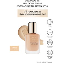 Estee Lauder Double Wear Stay-In-Place Fondöten SPF10 Canlı Mat Bitiş (1W0 Warm Porcelaın) 30ML
