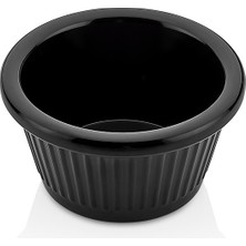 Külsan 13060.BL - Thermoset Ribbed 12'li Sosluk Minimal Ø 7 cm - H.4 Cm, Thermoset Melamin