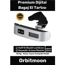 Özbience Taşınabilir Dijital LCD Ekran Bavul Ağırlık Tartısı 50 kg Çok Amaçlı