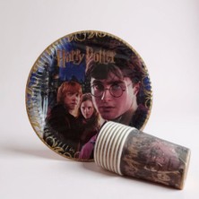 Cadde Süs Harry Potter Temalı Tabak Bardak 8'li Set