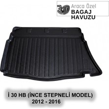 Elorcar Hyundaı I 30 Hb (Ince Stepneli Model)   2012 - 2016 3D Bagaj Havuzu