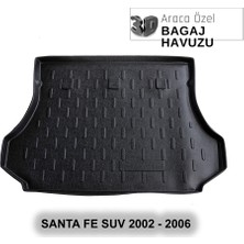 Elorcar Hyundaı Santa Fe Suv  2002 - 2006 3D Bagaj Havuzu