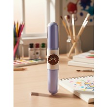 Bam Sevimli Kurabiye Figürlü 2 Taraflı Renkli Keçeli Kalem