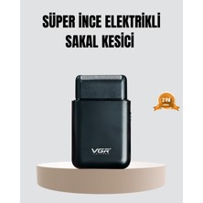 Özbience Kompakt Şarjlı Tıraş Makinesi, Çift Yönlü Bıçak, 45 Dakika Kullanım