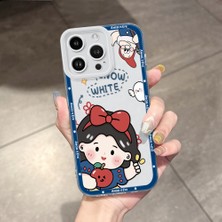 HONTINGA iPhone 14 Pro Max ile Uyumlu Kılıfı Şeffaf Kamera Korumali Şirin Kız Desen Airbag Yumuşak Silikon Telefon Kılıfı K5-0183