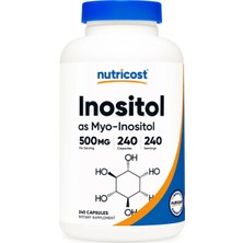 Nutricost Inositol 500 Mg 240 Kapsül /  As Myo-Inositol