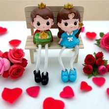 Dörtel Tedarik Bank Oturan 2'li Biblo Sevgili Hediyesi