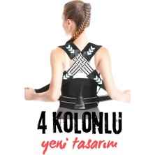 meteshopping Ayarlanır Dik Duruş Sırt-Bel Korsesi Kadın-Erkek Kamburluk Önleyici Dik Duruş Sporcu