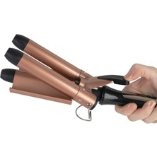 Özbience 25MM Su Dalgası Saç Maşası, Türkiye Garantili, 210°C, 220-240V