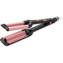 Özbience Profesyonel Saç Maşası, Dalga ve Kıvırma Aracı, Isı Ayarlı, Hızlı Isınma