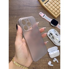 Mtl iPhone 15 Pro Uyumlu Süper Ince Mat Ultra Thin Silikon Kılıf
