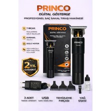 Princo Şarjlı Saç Sakal Tıraş Makinası PR-690 Siyah