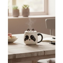 Tohana 3D Kapaklı Hayvan Temalı Seramik Kupa