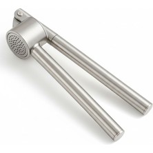 Dystopia Paslanmaz Çelik Sarımsak Presi – Soymadan Ezme, Çıkarılabilir Hazneli, Kolay Temizlenir