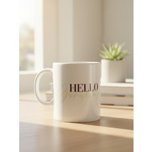 Dörtel Tedarik Hello Temalı Seramik Kupa