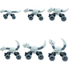 Pazarcan Uzayan Dinazor Arabalar 18 cm - Beyaz