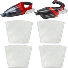 4'lü Paket Filtre Torbası, Einhell Power X-Change Te-Vc 18 Li-Solo & Te-Hv 18/06 Li-