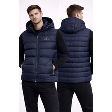 Gant Çıkabilen Kapüşonlu Erkek Yelek