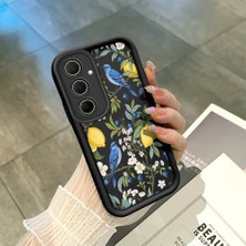 HONTINGA Samsung Galaxy A35 ile Uyumlu Kılıfı Düşüme Önleyici Basitlik Anti Düşme Kamera Korumali Kuş Desen Yumuşak Silikon Telefon Kılıfı Kadın ve Erkek Için Uygundur K2-0184
