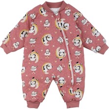 by BebekOdam Kız Çocuk Pembe Panda Desenli Uyku Tulumu 2.5 TOG