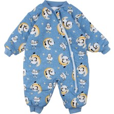 by BebekOdam Erkek Çocuk Mavi Panda Desenli Uyku Tulumu 2.5 Tog - 1016463