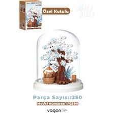 Vagonlife Panlos Yko Serisi Fanuslu Kapibara Figürlü Ağaç Ev 250 Parça Oyuncak Blok Yapım Seti  FF-P2598