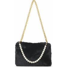 Tandi Bags Olivia Incili Peluş Çapraz Çanta