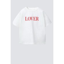 Monila Kız Çocuk Pamuklu Bisiklet Yaka Baskılı T-Shirt