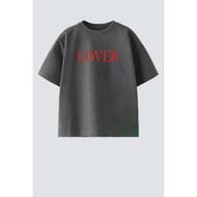 Monila Kız Çocuk Pamuklu Bisiklet Yaka Baskılı T-Shirt