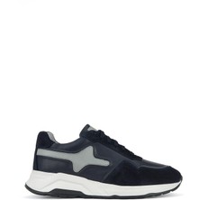 Ziya, Erkek Hakiki Deri Günlük Sneaker 161983ZSY810 Lacivert