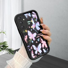 HONTINGA Samsung Galaxy M34 5g ile Uyumlu Kılıfı Düşüme Önleyici Basitlik Anti Düşme Kamera Korumali Çilek Desen Yumuşak Silikon Telefon Kılıfı Kadın ve Erkek Için Uygundur K2-0185