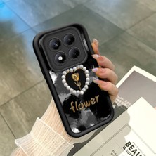 HONTINGA Xiaomi Redmi Note 14 Pro ile Uyumlu Kılıfı Düşüme Önleyici Basitlik Anti Düşme Kamera Korumali Sanatsal Desen Yumuşak Silikon Telefon Kılıfı Kadın ve Erkek Için Uygundur K2-0211