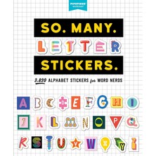 Workman Publishing So. Many. Letter Stickers.: 3,820 Alphabet Stickers For Word Nerds
