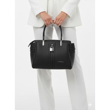 Orijinal Just Polo Kadın Deri El ve Omuz Çantası - Kilit Detaylı Şık Tasarım 7029