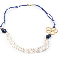 Faik Sönmez Inci ve Taş Detaylı Kolye W26KLY005