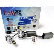 Femex Ford Focus 2 2004-2008 Kısa Far LED Cosmo Mini