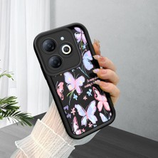 HONTINGA Tecno Spark 20 ile Uyumlu Kılıfı Düşüme Önleyici Basitlik Anti Düşme Kamera Korumali Çilek Desen Yumuşak Silikon Telefon Kılıfı Kadın ve Erkek Için Uygundur K2-0185